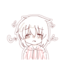 ゆるっと女の子（個別スタンプ：4）