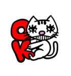 【モラモラ】不機嫌なネコのスタンプ1（個別スタンプ：7）
