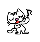 【モラモラ】不機嫌なネコのスタンプ1（個別スタンプ：21）