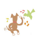 雑種犬あんちゃんとピーコさんその3（個別スタンプ：1）