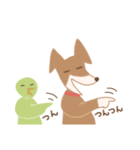 雑種犬あんちゃんとピーコさんその3（個別スタンプ：17）