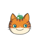 かわいい猫チャンボ❶  (絵文字)（個別スタンプ：1）