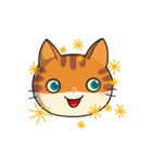 かわいい猫チャンボ❶  (絵文字)（個別スタンプ：5）
