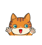 かわいい猫チャンボ❶  (絵文字)（個別スタンプ：6）