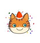 かわいい猫チャンボ❶  (絵文字)（個別スタンプ：12）