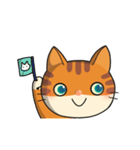 かわいい猫チャンボ❶  (絵文字)（個別スタンプ：17）