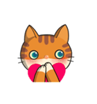 かわいい猫チャンボ❶  (絵文字)（個別スタンプ：40）