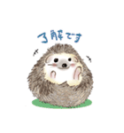 ハリネズミのカイとレイ part2（個別スタンプ：1）