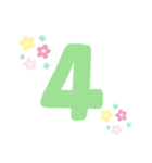 数字1～24（個別スタンプ：4）
