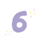 数字1～24（個別スタンプ：6）