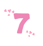 数字1～24（個別スタンプ：7）