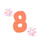 数字1～24（個別スタンプ：8）