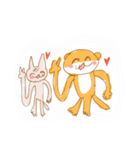 裏ハイパー動物スタンプ（個別スタンプ：19）