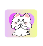 可愛い猫/(korea text version1)（個別スタンプ：18）