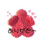 毛糸の花ちゃん（個別スタンプ：3）