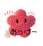 毛糸の花ちゃん（個別スタンプ：7）