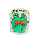カエルのクローバーくん（個別スタンプ：15）