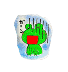 カエルのクローバーくん（個別スタンプ：17）