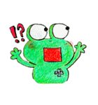 カエルのクローバーくん（個別スタンプ：22）