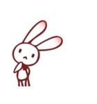 しろうさぎ①★テキスト無し（個別スタンプ：5）