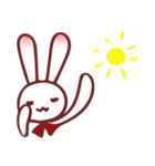しろうさぎ①★テキスト無し（個別スタンプ：17）