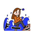 のり子スタンプ3（個別スタンプ：20）