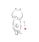 しろねこにゃうんちゃん ‐ part 2（個別スタンプ：35）