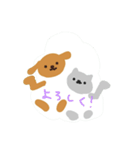 ひつじいぬとひつじねこ①（個別スタンプ：3）