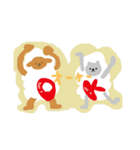 ひつじいぬとひつじねこ①（個別スタンプ：5）