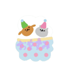 ひつじいぬとひつじねこ①（個別スタンプ：16）
