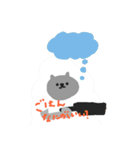 ひつじいぬとひつじねこ①（個別スタンプ：17）