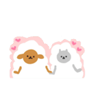 ひつじいぬとひつじねこ①（個別スタンプ：32）