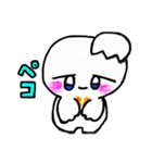 ぽろぽろくん＆宇宙人（個別スタンプ：7）