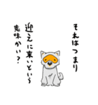 めがねいぬ（個別スタンプ：19）