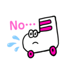 白いローラースケートくん（個別スタンプ：6）
