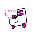白いローラースケートくん（個別スタンプ：9）