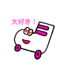 白いローラースケートくん（個別スタンプ：10）