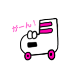 白いローラースケートくん（個別スタンプ：12）