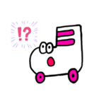 白いローラースケートくん（個別スタンプ：15）
