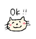 ゆるいネコのごあいさつスタンプ（個別スタンプ：3）