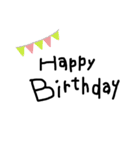 シンプル よく使う言葉（個別スタンプ：2）