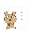 くまのつぶたろう 今日も元気だ お仕事だァ（個別スタンプ：15）