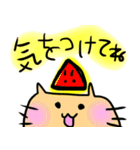 ヌルッ！っと黄色担当様用の猫（個別スタンプ：21）