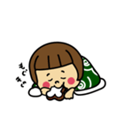 おかっぱちゃんとふとんの1日（個別スタンプ：5）