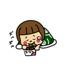 おかっぱちゃんとふとんの1日（個別スタンプ：11）