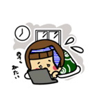 おかっぱちゃんとふとんの1日（個別スタンプ：12）