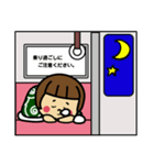 おかっぱちゃんとふとんの1日（個別スタンプ：13）