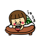 おかっぱちゃんとふとんの1日（個別スタンプ：15）