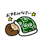 おかっぱちゃんとふとんの1日（個別スタンプ：16）