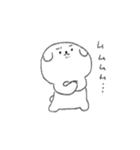 よくしゃべる丸い犬（個別スタンプ：15）